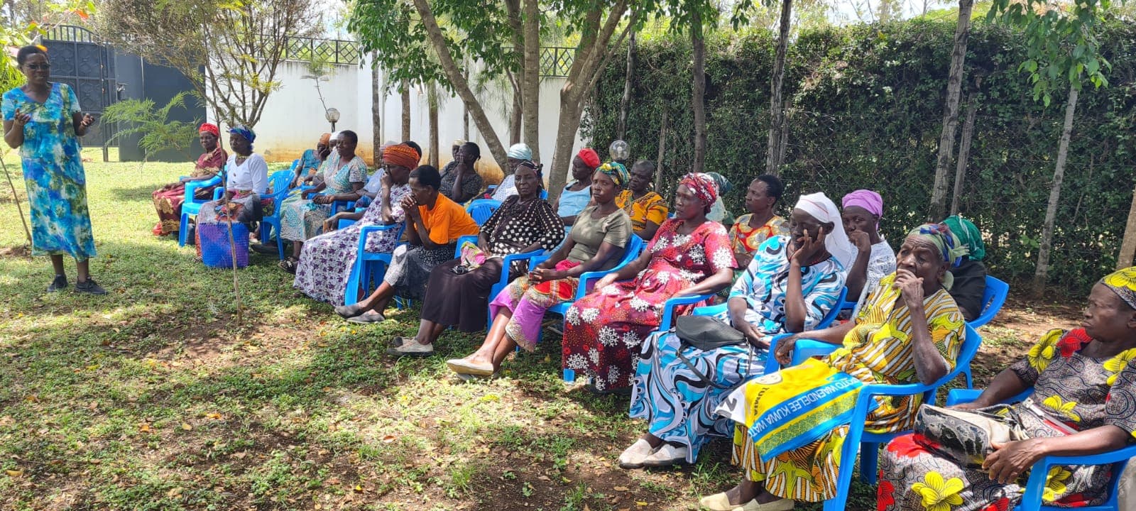 Widows' group meeting