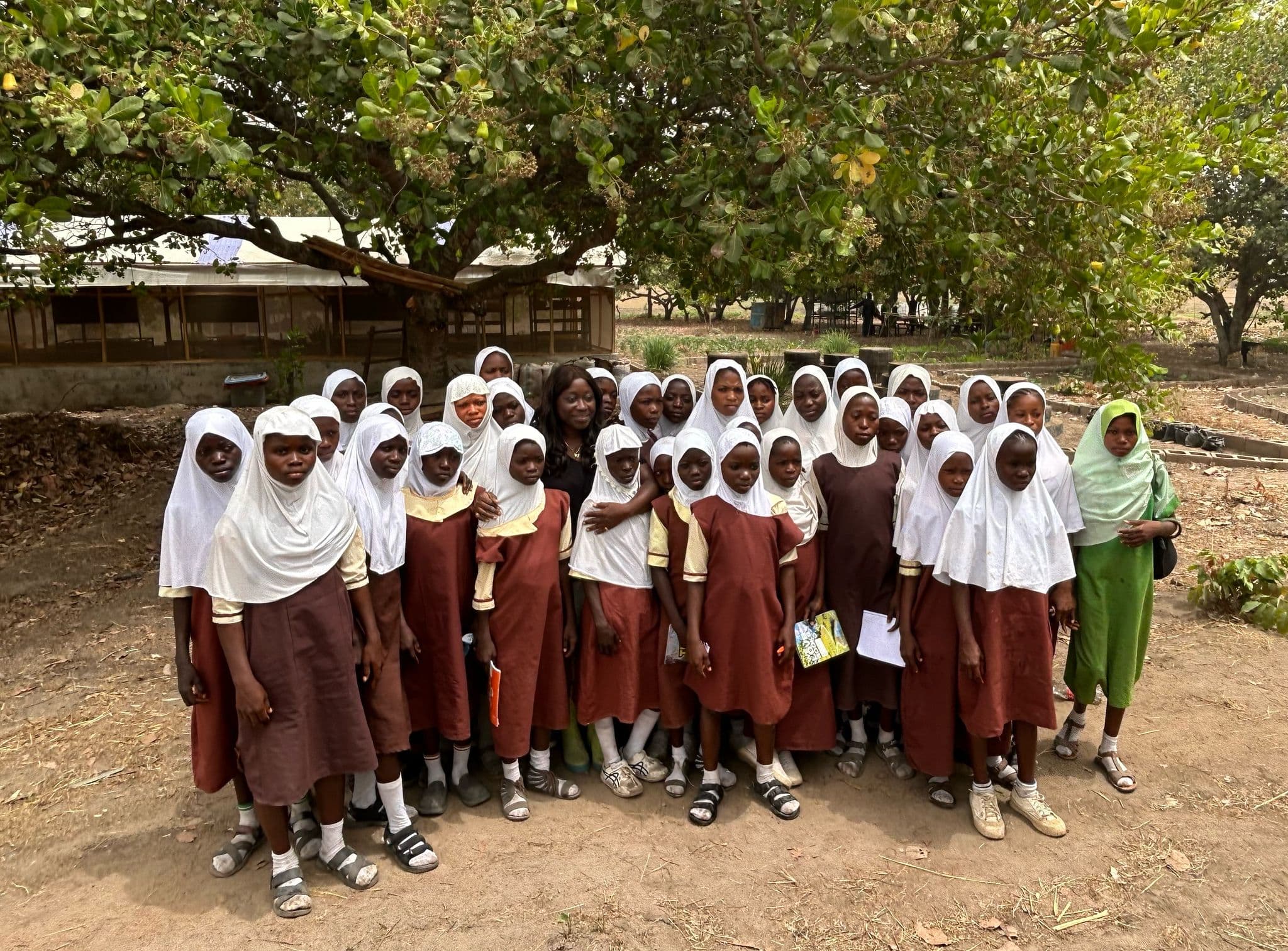 Students exploring Maripha Farms